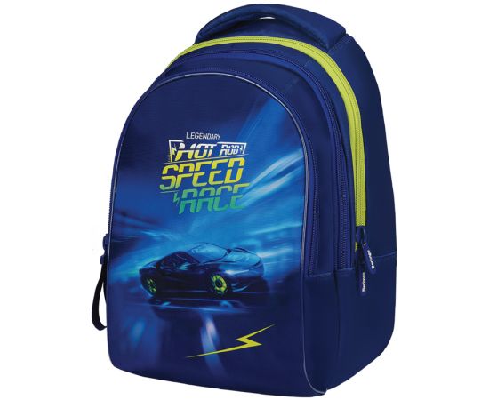 Рюкзак Berlingo inStyle "Hot rod" 41*27*20см, 3 отделения, 1 карман, эргономичная спинка RU08011