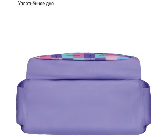 Рюкзак Berlingo Light "Squares" 39,5*28*16см, 2 отделения, 3 кармана, уплотненная спинка RU08028