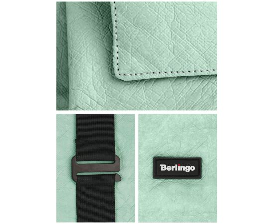 Рюкзак Berlingo Trends "Eco mint" 36*28,5*13см, 1 отделение, тайвек RU08104