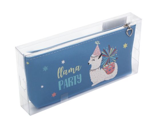 Пенал, 200*85*23 ArtSpace "Lama party", искусственная кожа Tn_42816