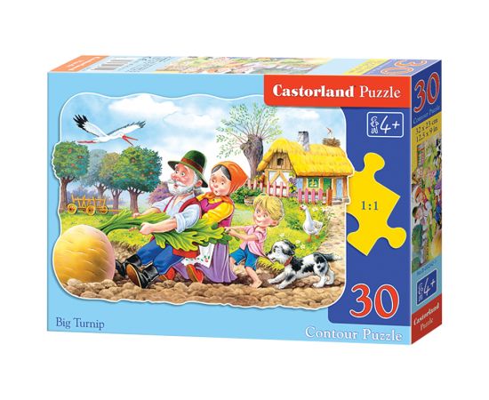 Пазл   30 эл. Castorlаnd MIDI "Репка", контурный В-03044