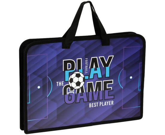 Папка с ручками А4 ArtSpace "The game", пластик, на молнии, 45мм ПТ-14_43821
