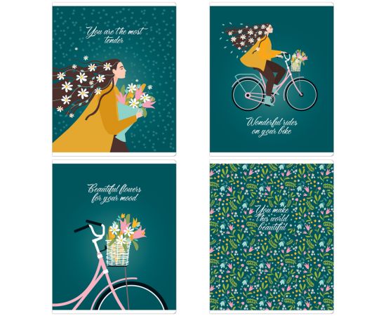 Тетрадь 48л., А5, клетка ArtSpace "Рисунки. You are beautiful" Т48к_42900