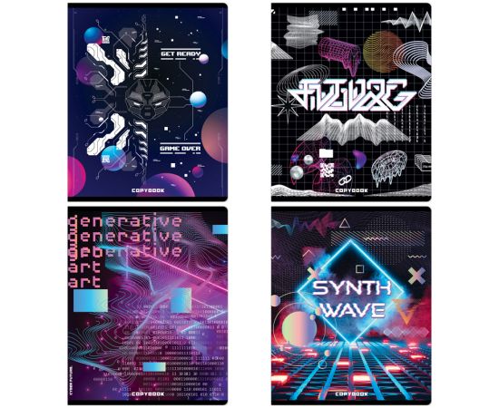 Тетрадь 48л., А5, линия ArtSpace "Стиль. Cyber", эконом Т48лС_42968