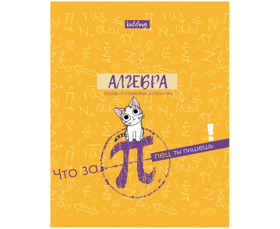 Тетрадь предметная 48л. BG "Kidding" - Алгебра, эконом ТП5ск48 10620