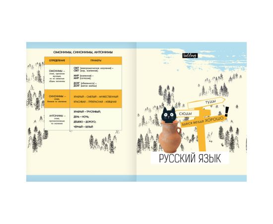 Тетрадь предметная 48л. BG "Kidding" - Русский язык, эконом ТП5ск48 10627