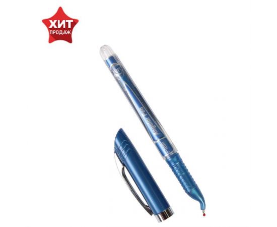 Ручка шариковая Flair Angular для левшей, узел-игла 0.7 мм, стержень синий, в блистере 1581472