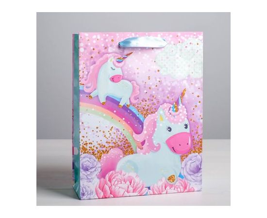 Пакет ламинированный вертикальный «Розовые мечты», ML 23 × 27 × 8 см 2634299