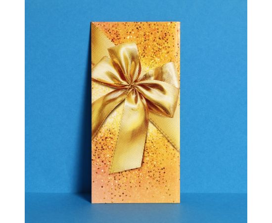 Конверт для денег «Золотой бант»,16.5 × 8 см 4126355