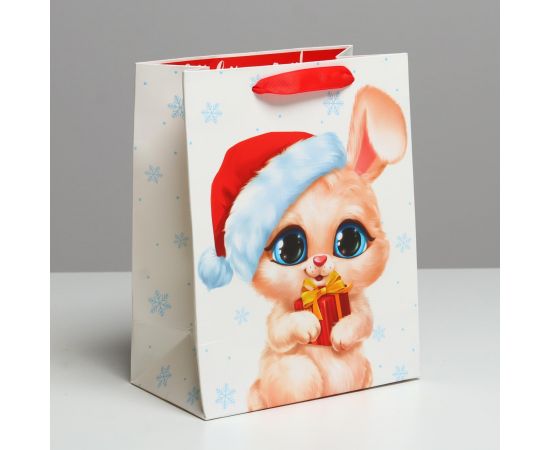 Пакет ламинированный вертикальный «Зайчишка», MS 18 × 23 × 10 см   4843296 4843296