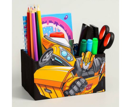 Органайзер для канцелярии "Трансформеры", Transformers, 150 х 100 х 80 мм 5353737 5353737