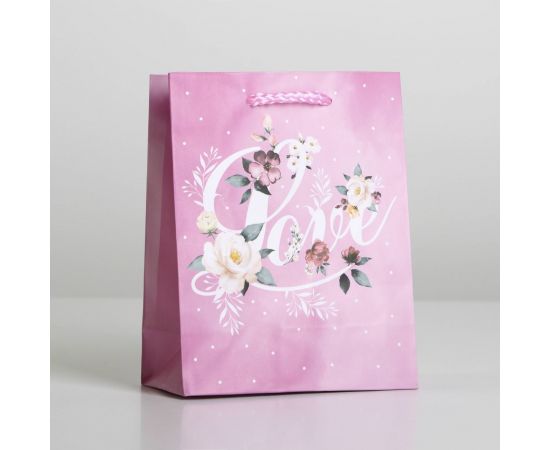 Пакет ламинированный Love, S 12 х 15 х 5,5 см   6582654 6582654