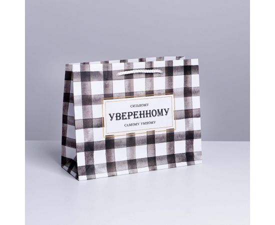 Пакет ламинированный «Сильному», MS 23 х 18 х 8 см   6582773 6582773