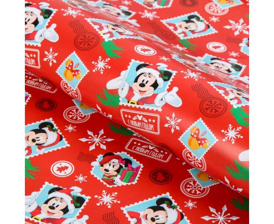 Упаковочная бумага "С Новым годом!", Микки Маус 70х100 см 7153432