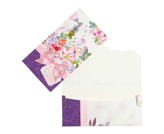 Конверт для денег "Универсальный!" духи, цветы 7558718 7558718