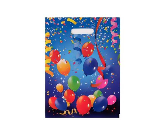 Пакет «Шары», полиэтиленовый, с вырубной ручкой, 20×30 см, 30 мкм 7642449