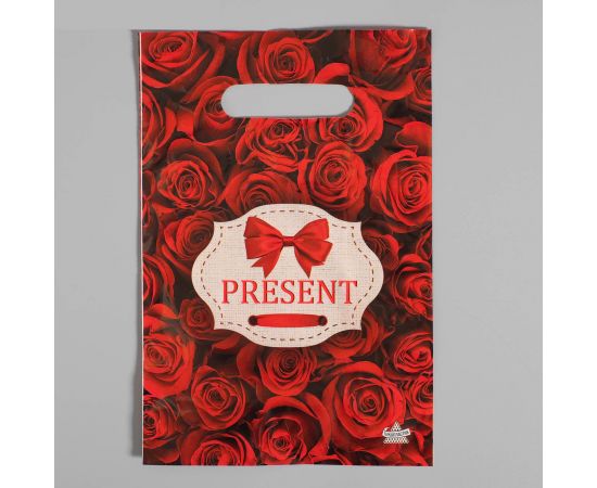 Пакет "Вечеринка зверят", полиэтиленовый с вырубной ручкой, 20х30 см, 30 мкм 7642452 7642452