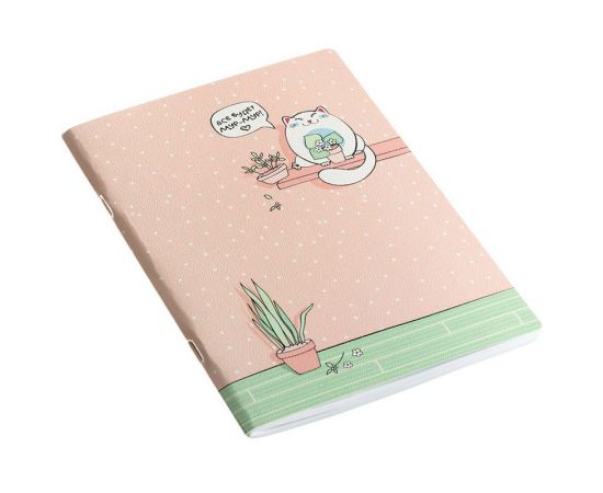 Тетрадь общая BeSmart А5 48 л, точки, скрепка, Mur-mur полка N1872 N1872