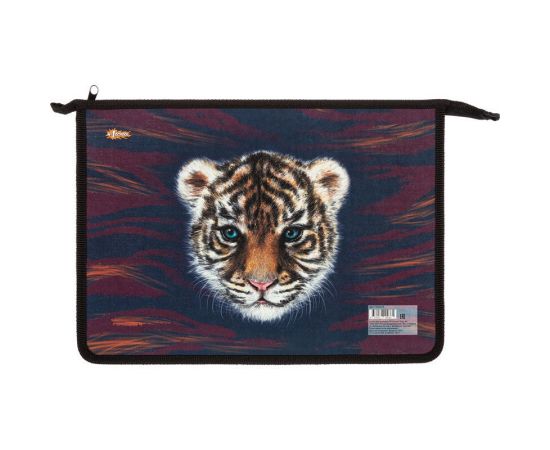 Папка для тетрадей №1 School Тигр А4 на молнии 1156573