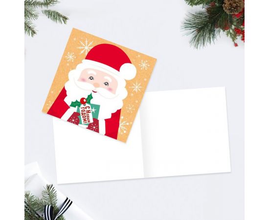 Открытка-мини "С Новым Годом!" Дед Мороз, 7 х 7 см 3630265 1251271