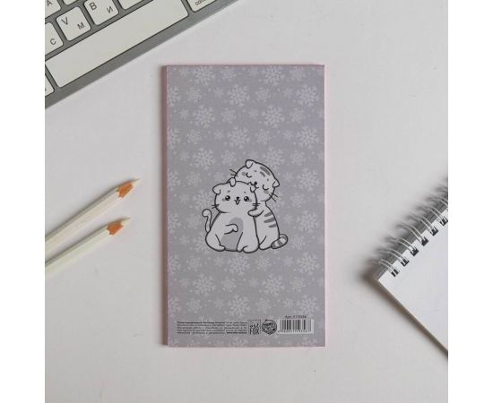 Планер недатированный "Зимние мечты" 100*180 мм, 50 листов 1251290