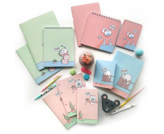 Тетрадь общая А4, 40л. точки, скрепка Mur-mur коробки N1904 1326523