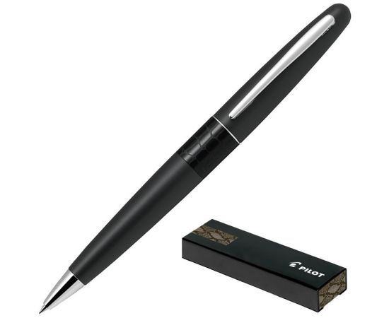 Ручка шариковая PILOT  Черный крокодил  серия животные в футляре 328773