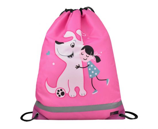 Мешок для сменной обуви  СОБАЧКА 36х48 см, полиэстер 54125