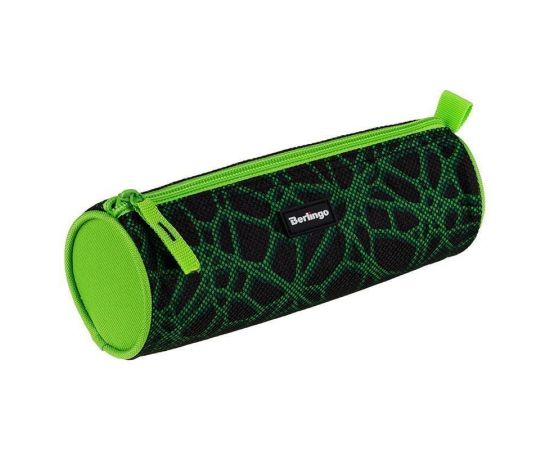 Пенал-тубус 210*70 Berlingo "Green net", полиэстер PT04904