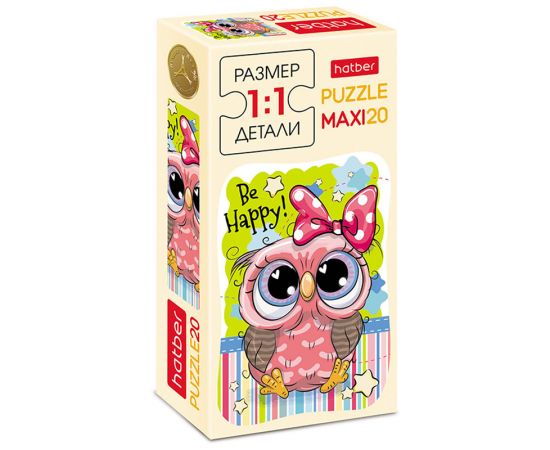 Пазл   20 эл. maxi Hatber "Мультяшки" 20ПЗ5_19508