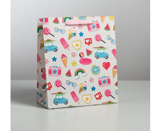 Пакет ламинированный вертикальный «Хорошего настроения!», ML 23 × 27 × 11,5 см 4725314