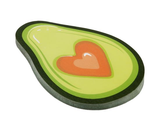 Самоклеящийся блок фигурный MESHU "Avocado", 50л., европодвес MS_87651