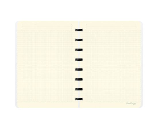 Бизнес-тетрадь А5+, 80л., Berlingo "Memphis", клетка, на кольцах, с возм. замены блока, 80г/м2, пластик. обложка 700мкм, линейка-закладка RNt_A5S04