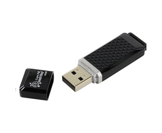 Память Smart Buy "Quartz"  16GB, USB 2.0 Flash Drive, черный SB16GBQZ-K