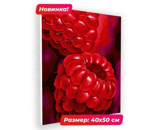 Картина по номерам 40х50 N 00126 Малина (ЛИЦЕНЗИЯ) N 00126