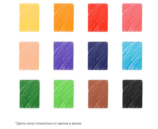 Карандаши цветные Гамма "Мультики", 12цв., трехгранные, заточен., картон. упаковка, европодвес 050918_07