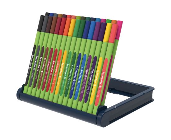 Набор капиллярных ручек Schneider "Line-Up" 32шт., 30цв., 0,4мм, европодвес 191091