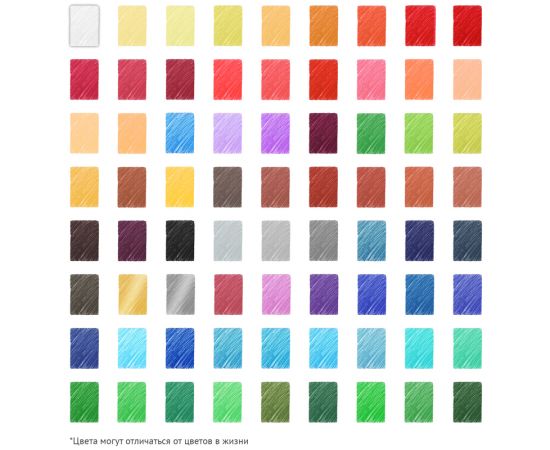 Карандаши цветные Гамма "Классические", 72цв., заточен., картон. упак., европодвес 210119_02