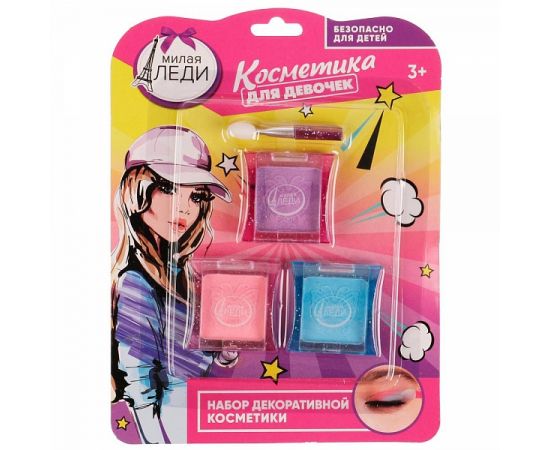 Косметика "Милая леди" тени для век 334210 334210