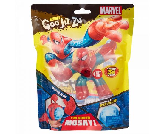 Гуджитсу Мини Игрушка Человек-Паук Марвел тянущ фигурка. ТМ GooJitZu 40066 40066
