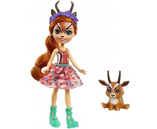 ENCHANTIMALS Дополнительная кукла со зверюшкой Gabriela Gazelle & Racer GTM26 FNH22 FNH22