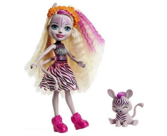 ENCHANTIMALS Дополнительная кукла со зверюшкой Zadie Zebra & Ref GTM27 FNH22 FNH22
