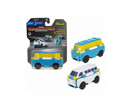 Transcar 2в1: Автобус – Минивэн, 8 см, блистер Т18280 Т18280