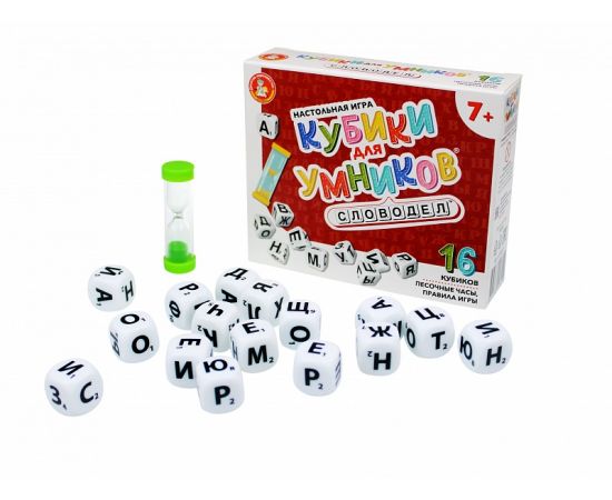 Настольная игра "Кубики для умников" Словодел 04641 04641
