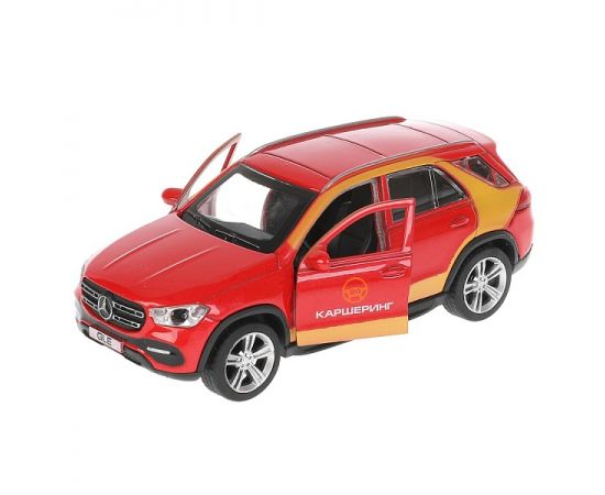 Машина металл MERCEDES-BENZ GLE КАРШЕРИНГ 12 см, двери, багаж, красный 313460 313460