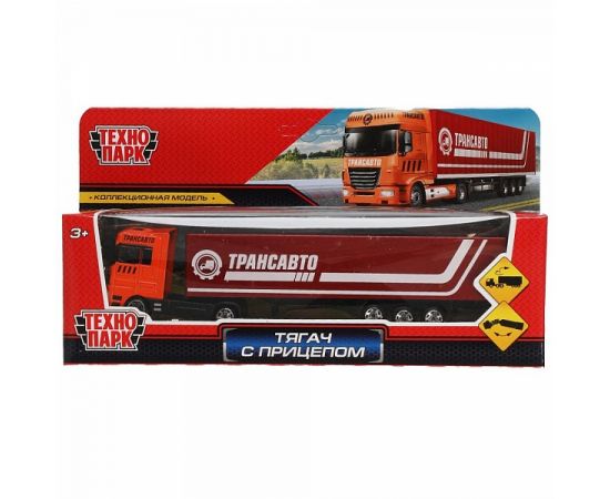 Машина металл ТЯГАЧ С ПРИЦЕПОМ 19,5 см, подвиж. дет 326517 3265175