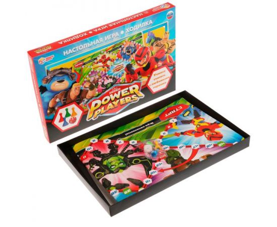 Настольная игра-ходилка "Power Players" 334383 334383