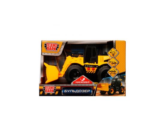 Машина пластик свет-звук БУЛЬДОЗЕР 16,5см, подвиж. дет., инерц 334539 334539