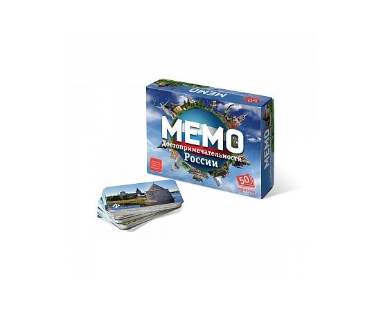 Настольная игра "Мемо: Достопримечательности России" 7202