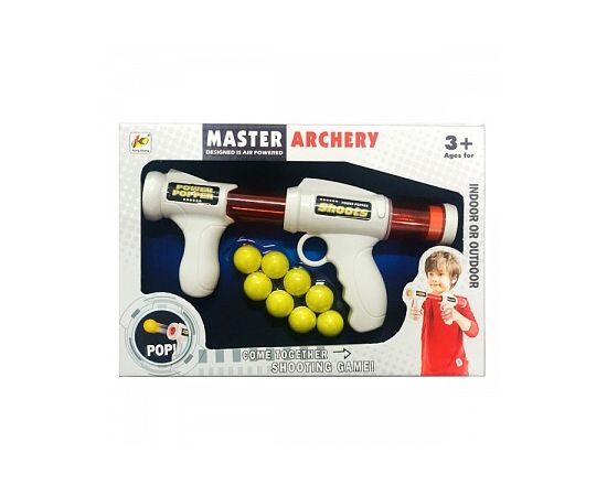 Пистолет с пулями в коробке 933 OBL789408